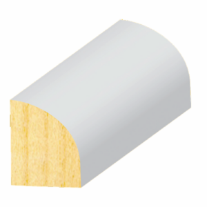 1/2" x 3/4" x 8' Primed FJ Pine Base Shoe