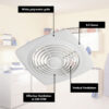 Broan-NuTone 200 CFM 8" Vertical Discharge Fan