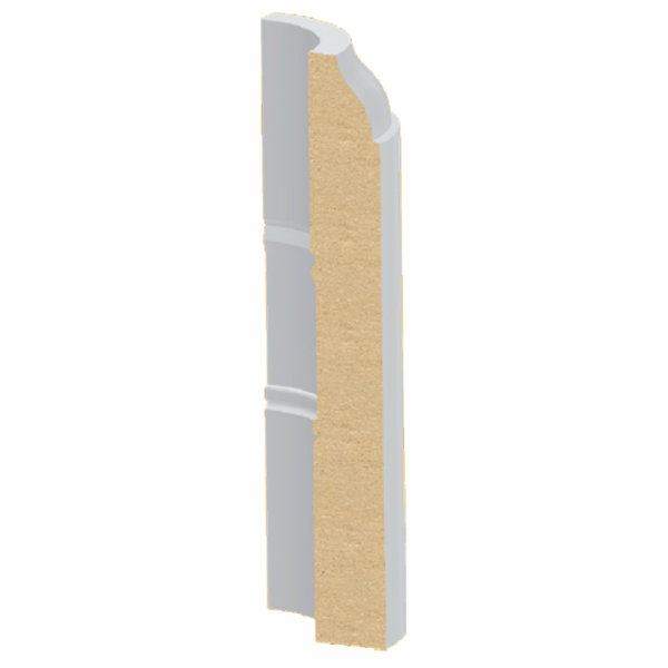 Ultralight MDF Coronado/#618 Base Bullnose Corner