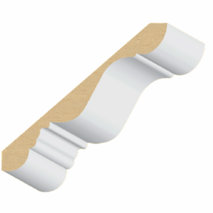 11/16" x 6" x 16' Ultralight MDF Charleston Crown