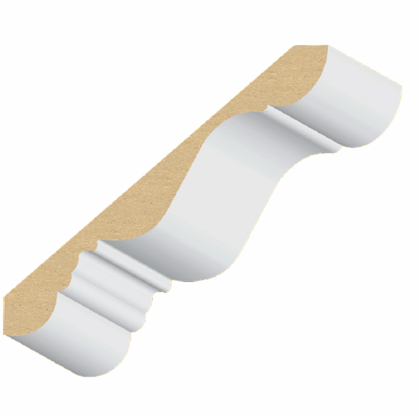 11/16" x 6" x 16' Ultralight MDF Charleston Crown