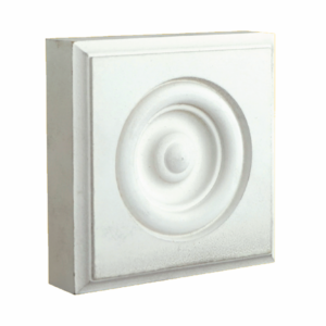 MDF Wellington Rosette with Edge Detail