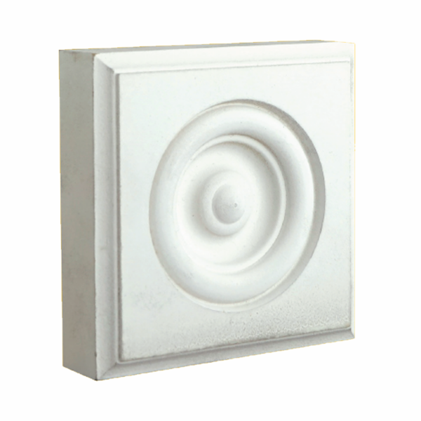 MDF Wellington Rosette with Edge Detail