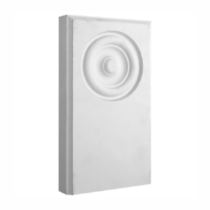 1" x 2-3/4" x 6"MDF Base Block with Edge Detail