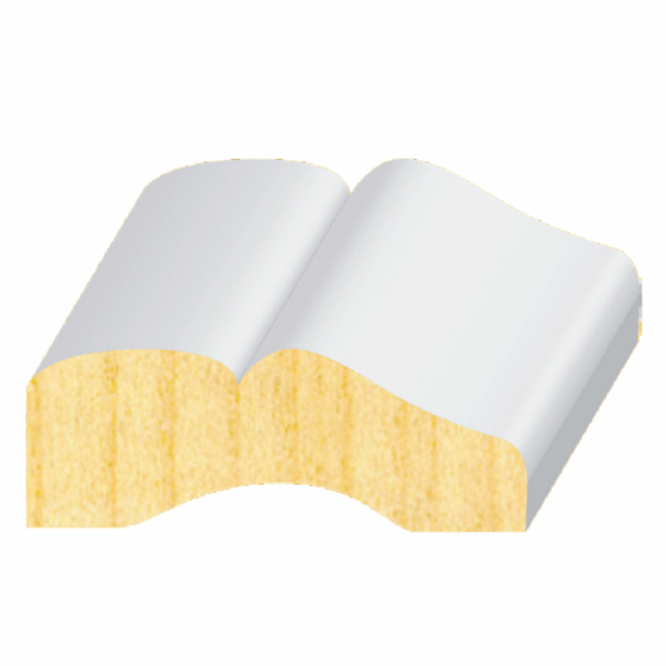 5/8" x 1-5/8" Primed FJ Pine #711 Casing Packaged Mitered Set