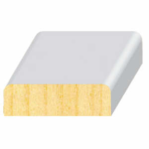 3/8" x 1-1/4" x 7' Pine PFJ 2 Round Edge Stop