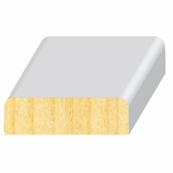 3/8" x 1-1/4" x 7' Pine PFJ 2 Round Edge Stop