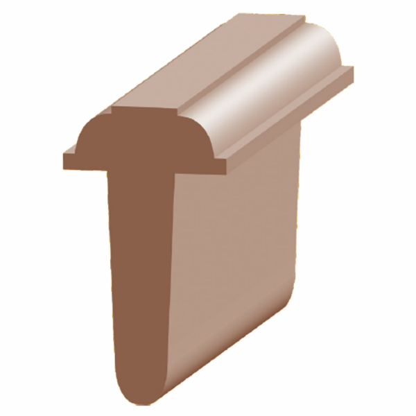 1-1/4" x 2-1/4" x 7' Doug Fir T-Astragal for 1-3/4" Doors