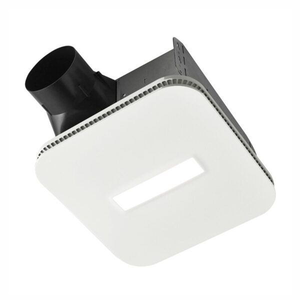 Broan Roomside CleanCover 80 CFM 0.7 Sone Exhaust Fan With LED Light
