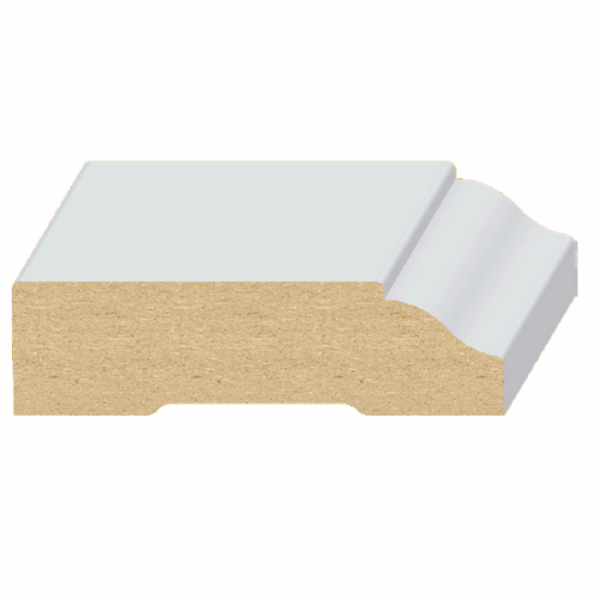 11/16" x 2-1/2" x 17' Ultralight MDF Ogee Casing
