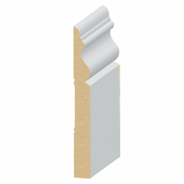 9/16" x 5" x 16' Ultralight MDF Victorian/Newport Base