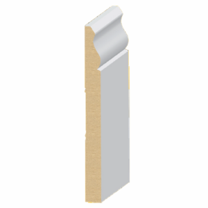 9/16" x 6-1/8" x 16' Ultralight MDF Vintage/Colonial Base