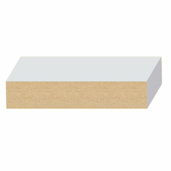 11/16" x 3-1/2" x 16' Light Density LDF S4S