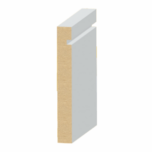 9/16" x 4-1/2" x 16' Ultralight MDF S4S Notched Modern Base