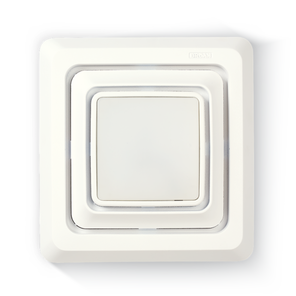 Broan-NuTone Quick Installation Bathroom Exhaust Fan Grille/Cover With LED Light