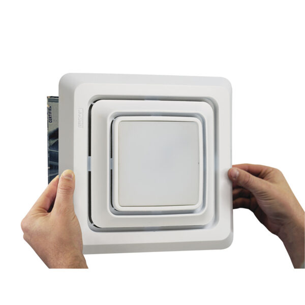 Broan-NuTone Quick Installation Bathroom Exhaust Fan Grille/Cover With LED Light